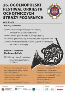 Plakat z programem wydarzenia